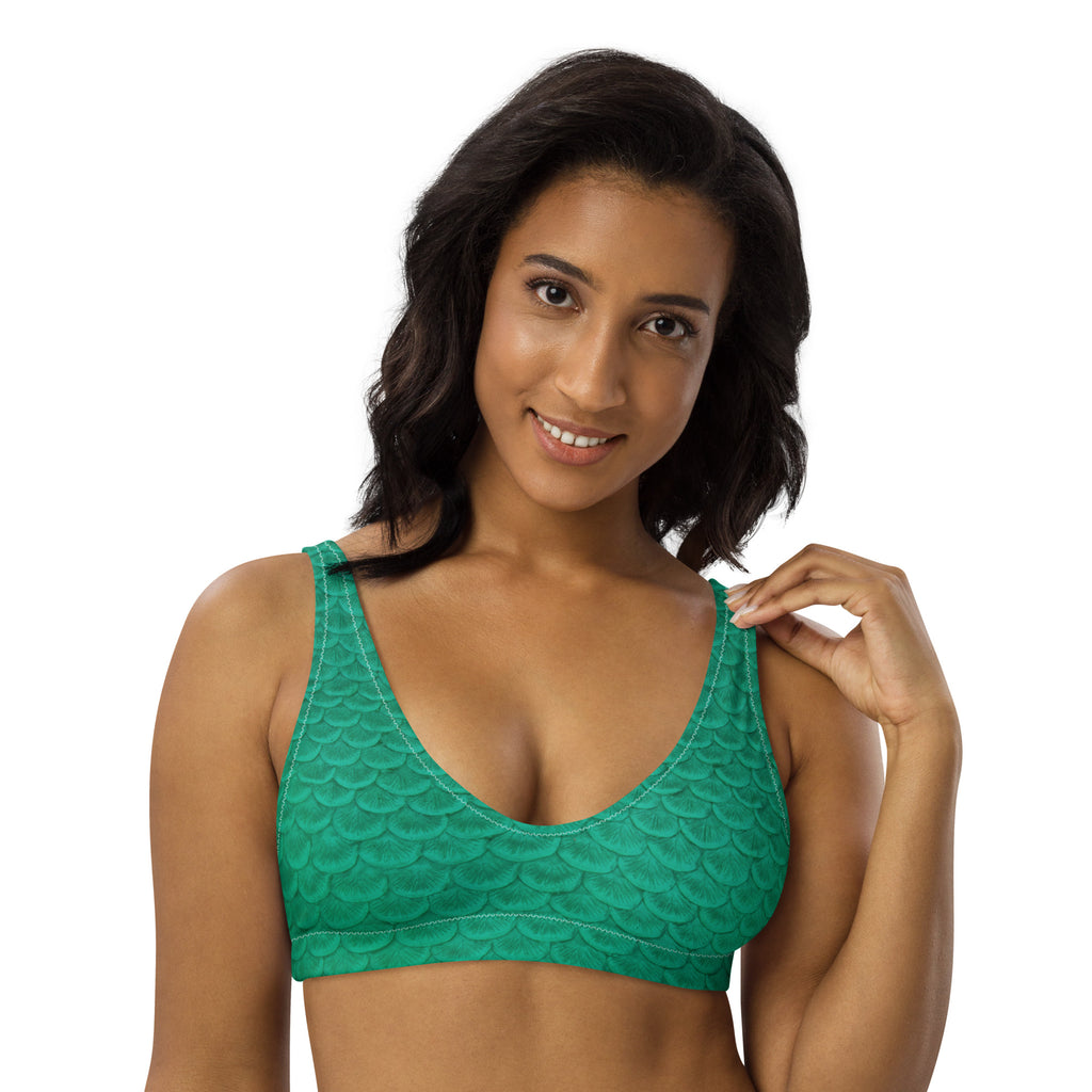 Humphead Wrasse Recycled Padded Bikini Top