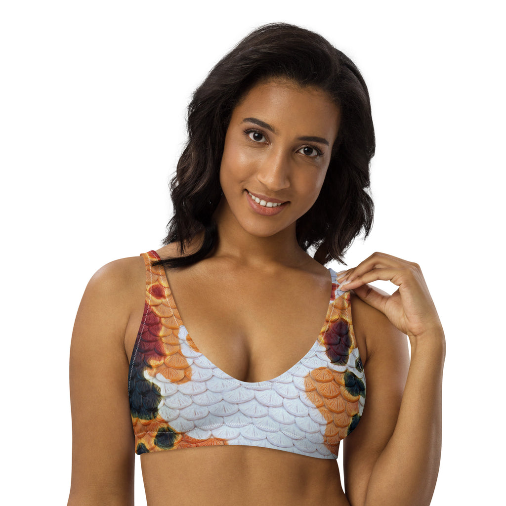 Classic Koi Recycled Padded Bikini Top