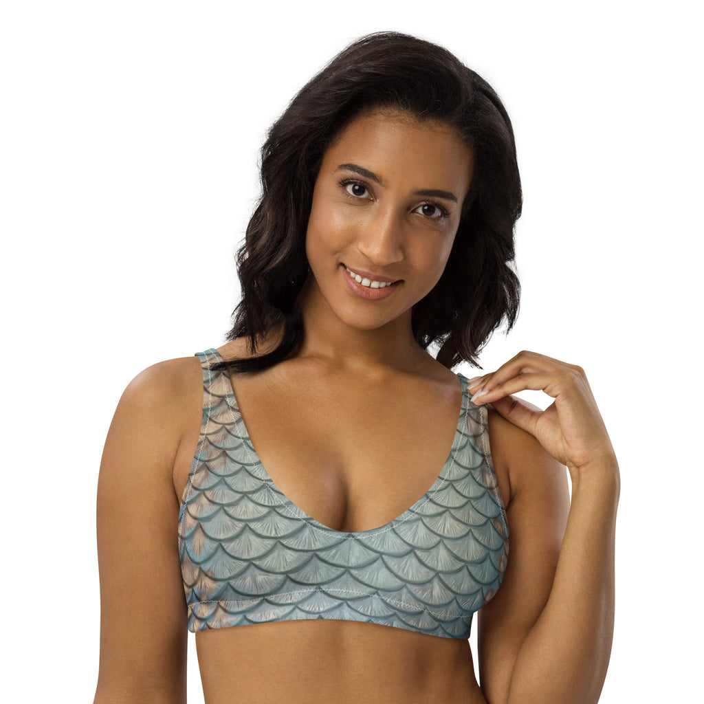 Moonshell Recycled padded bikini top