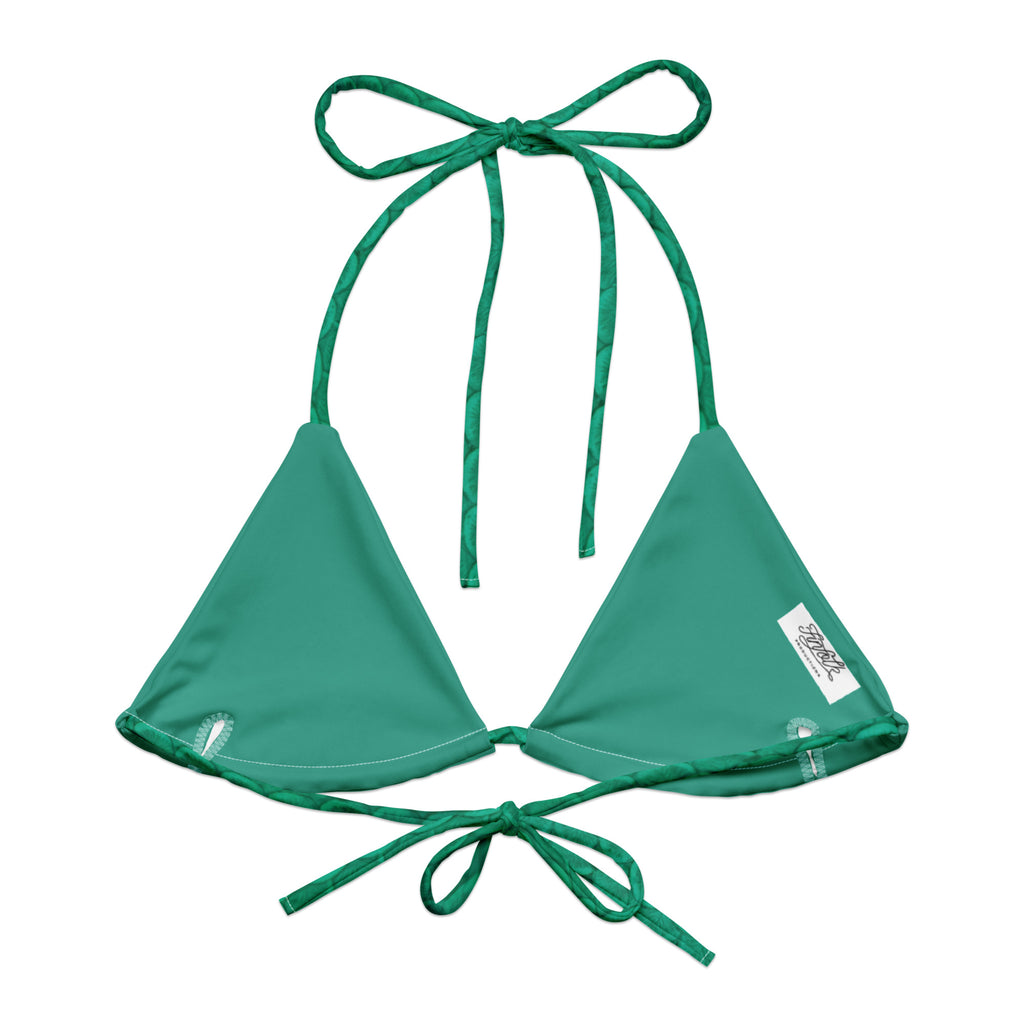 Humphead Wrasse Recycled String Bikini Top