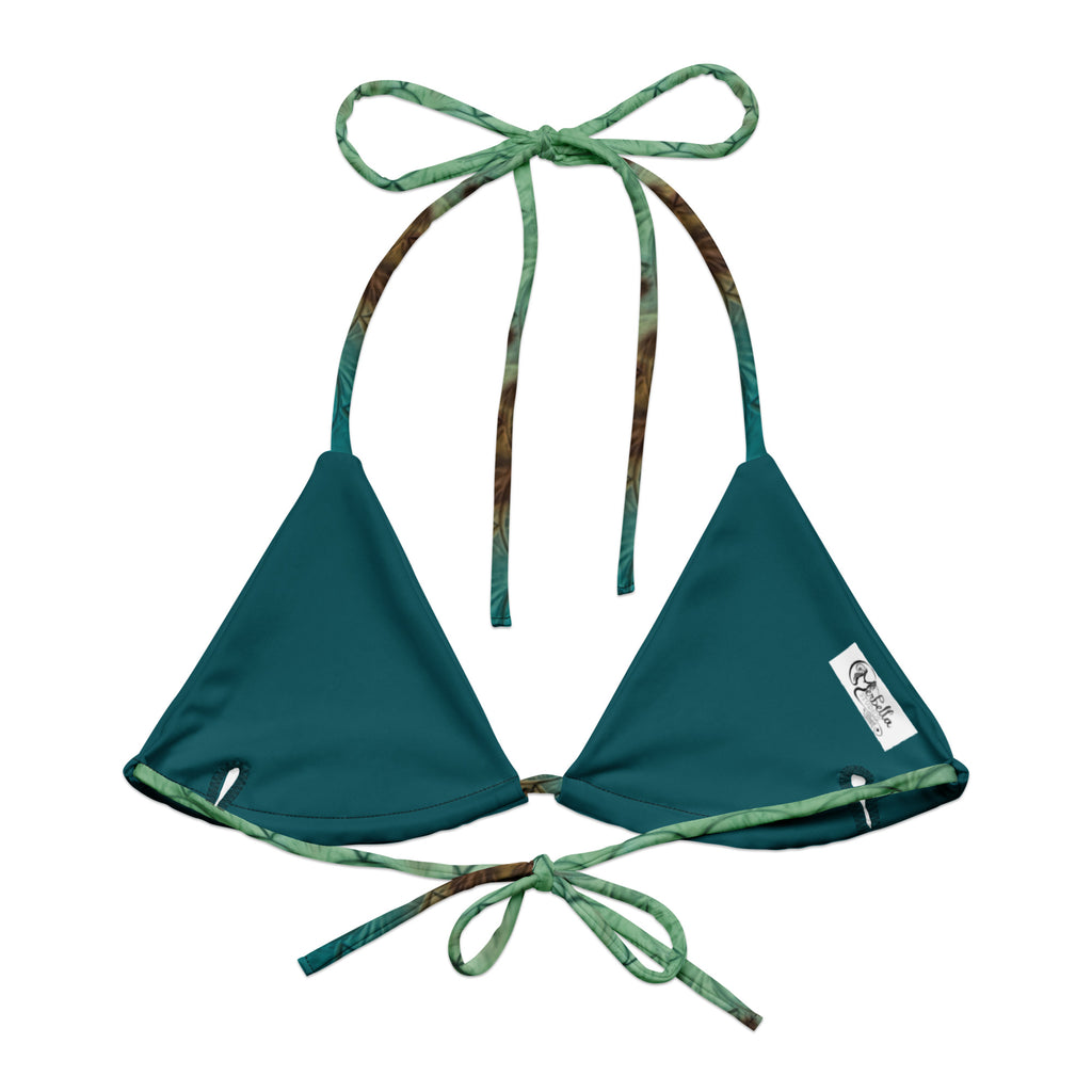 Mirage recycled string bikini top