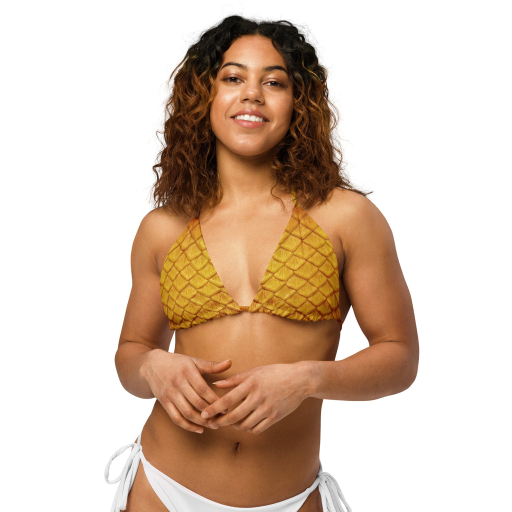 Golden Hour Recycled String Bikini Top