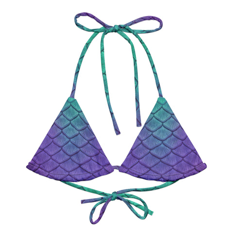 Abalone Abyss Recycled Padded Bikini Top
