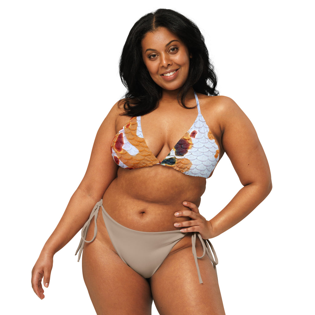 Classic Koi Recycled String Bikini Top