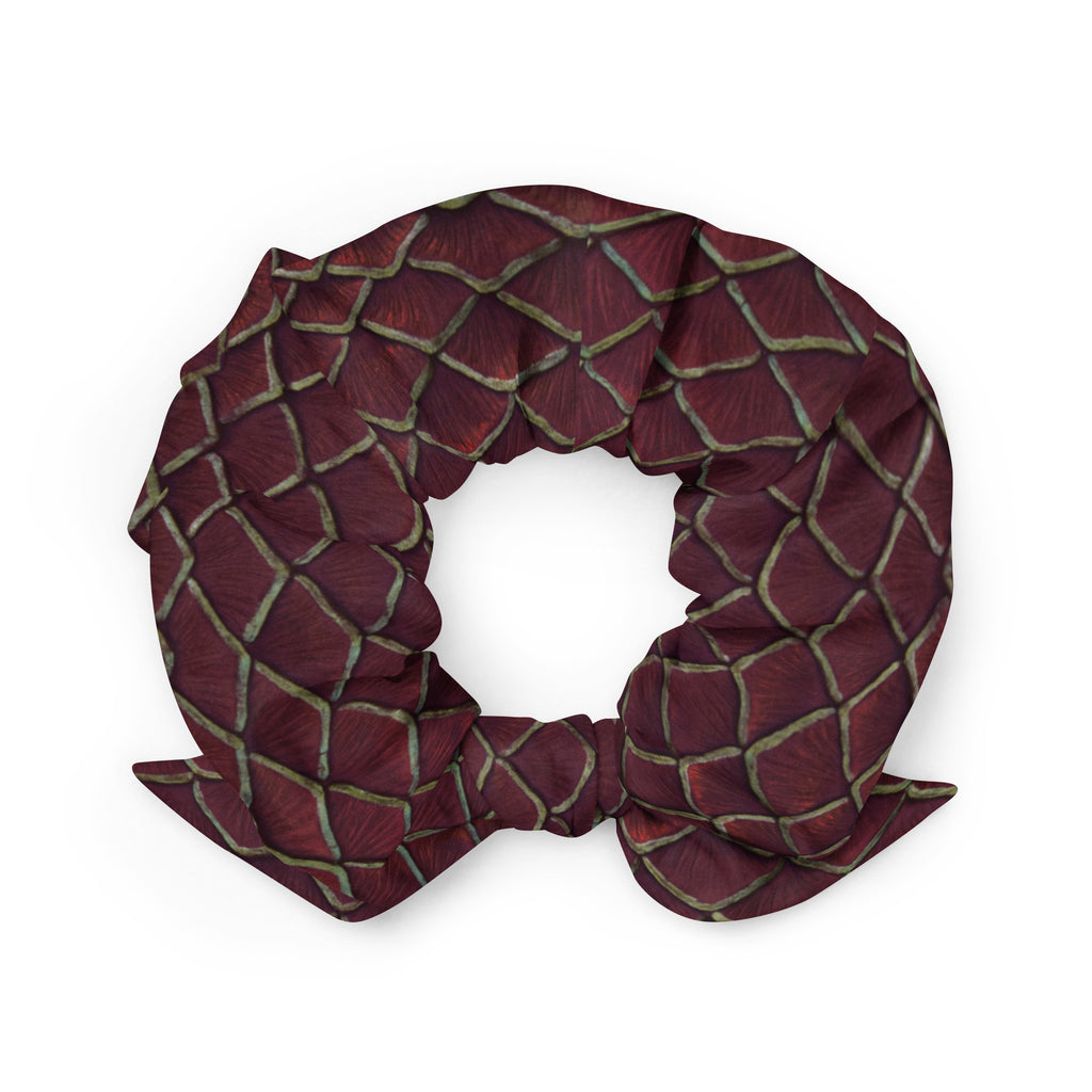 Yule Tide Recycled Scrunchie