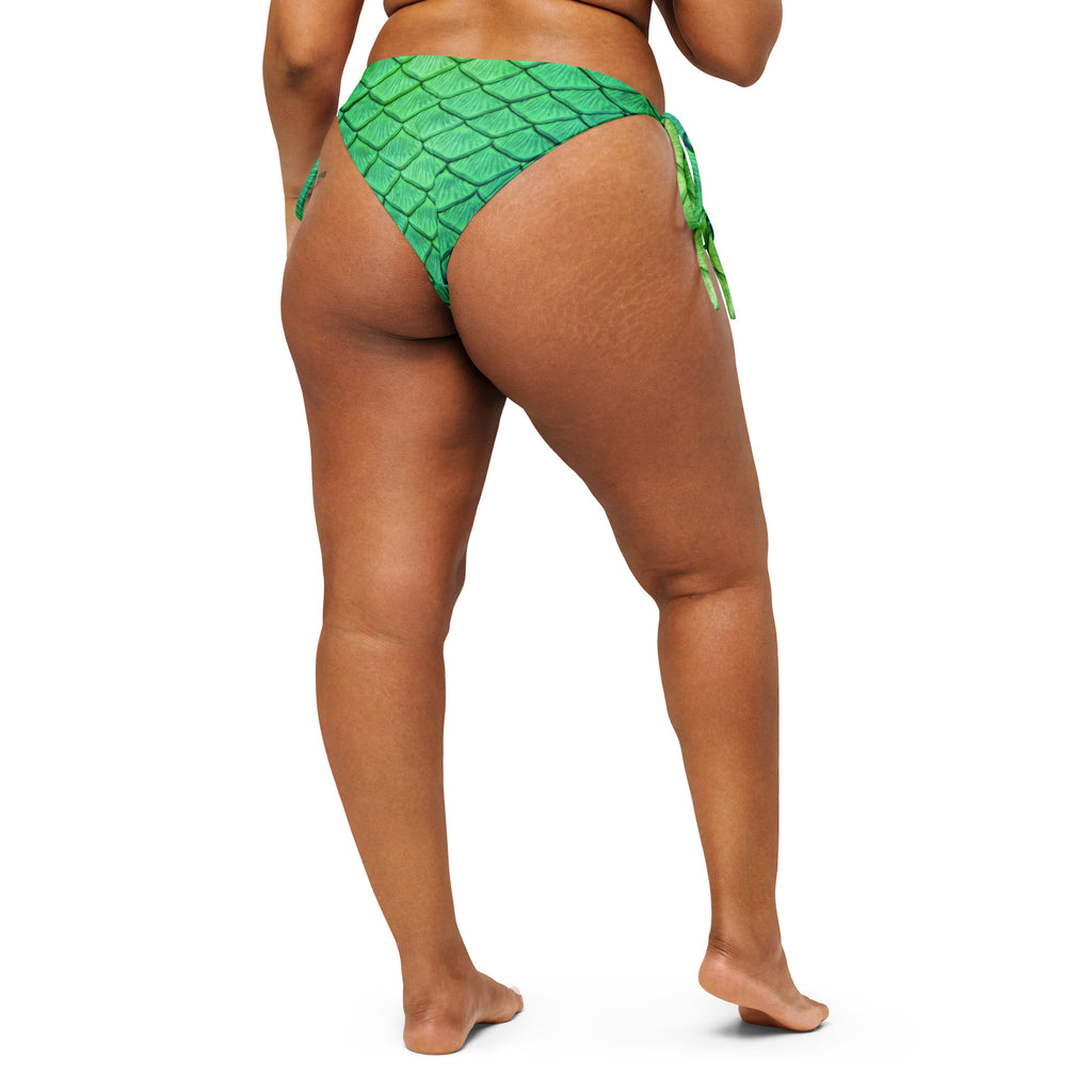 Shoal Green Recycled String Bikini Bottom