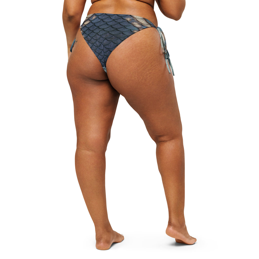 Moonshell recycled string bikini bottom