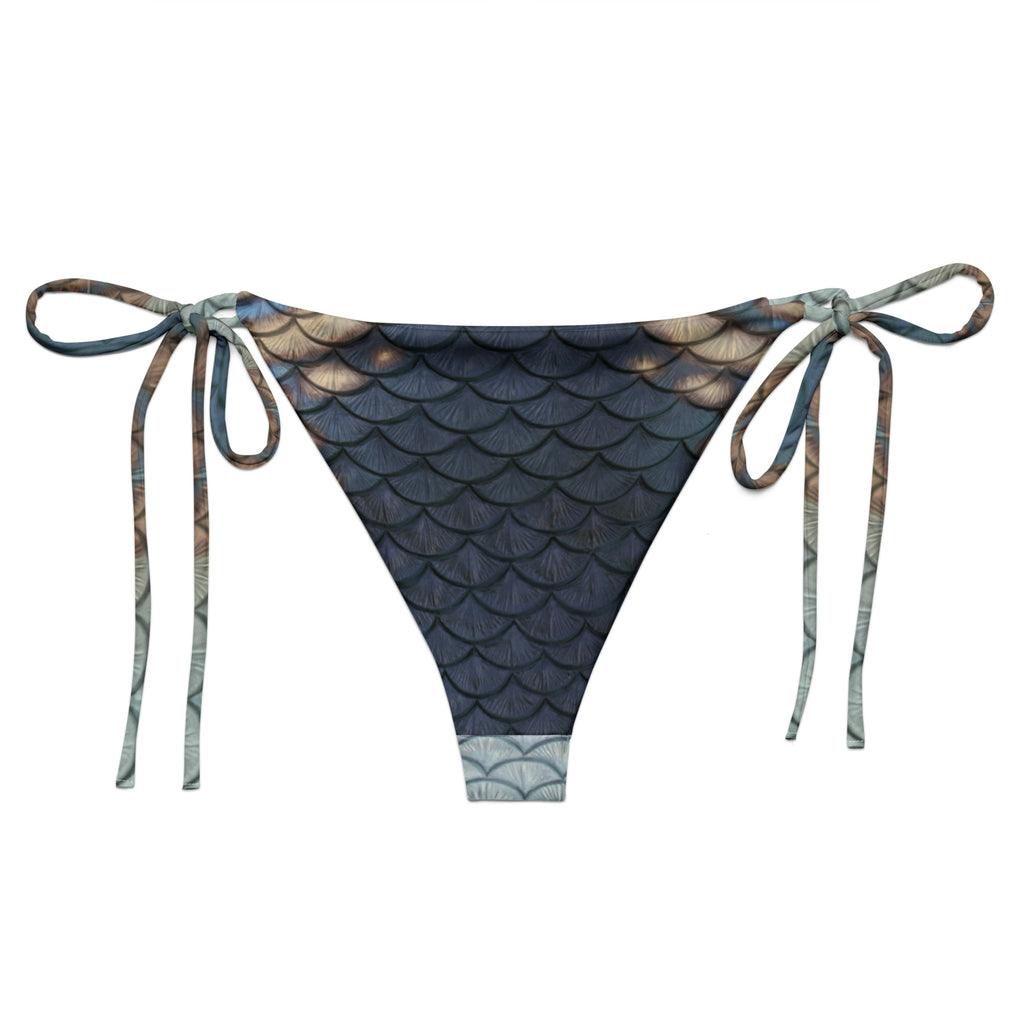 Moonshell recycled string bikini bottom