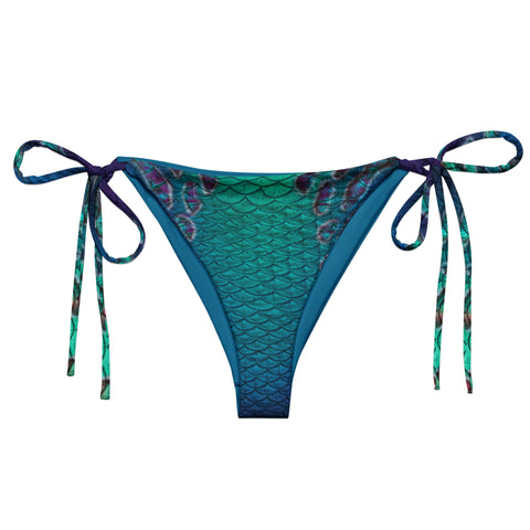 Dark Harvest Recycled High-Waisted Bikini Bottom