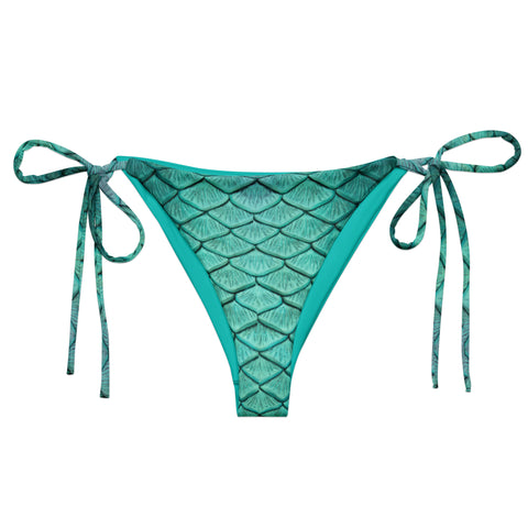 Dark Harvest Recycled High-Waisted Bikini Bottom