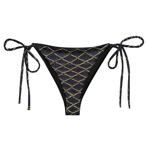 Dark Harvest Recycled High-Waisted Bikini Bottom