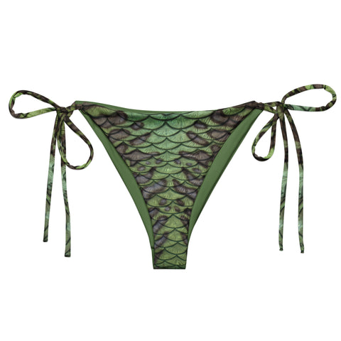 Dark Harvest Recycled High-Waisted Bikini Bottom