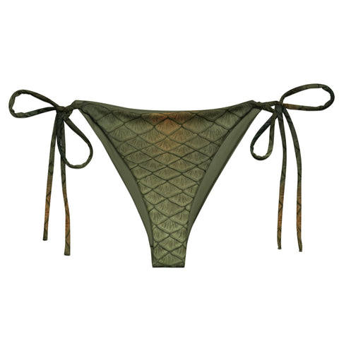 Dark Harvest Recycled High-Waisted Bikini Bottom