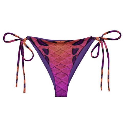 Dark Harvest Recycled High-Waisted Bikini Bottom
