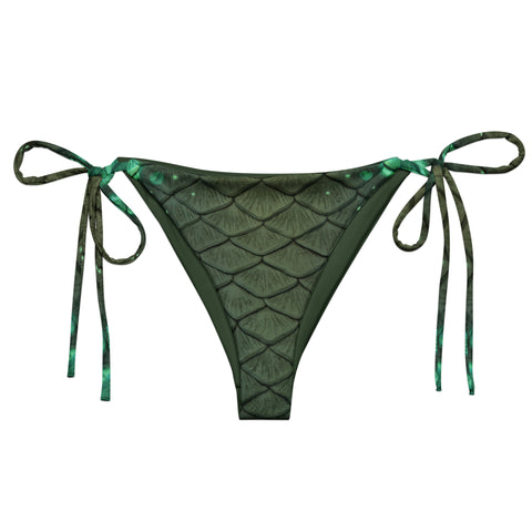 Dark Harvest Recycled High-Waisted Bikini Bottom