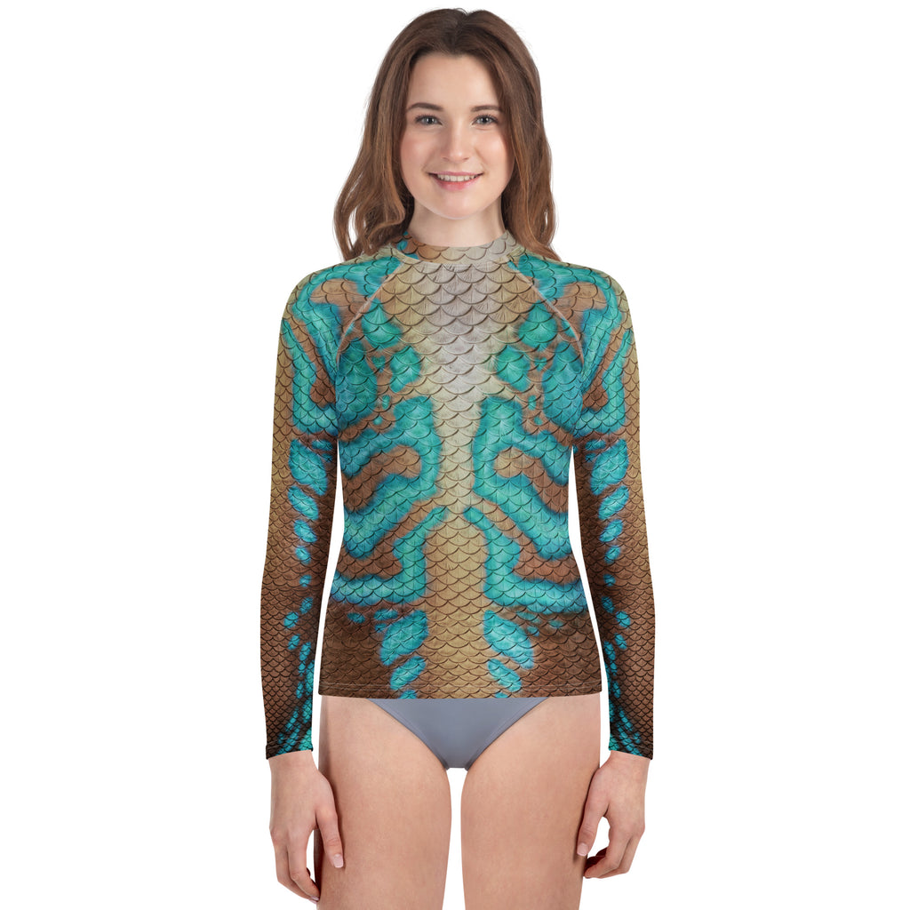 Queen Conch Youth Rash Guard