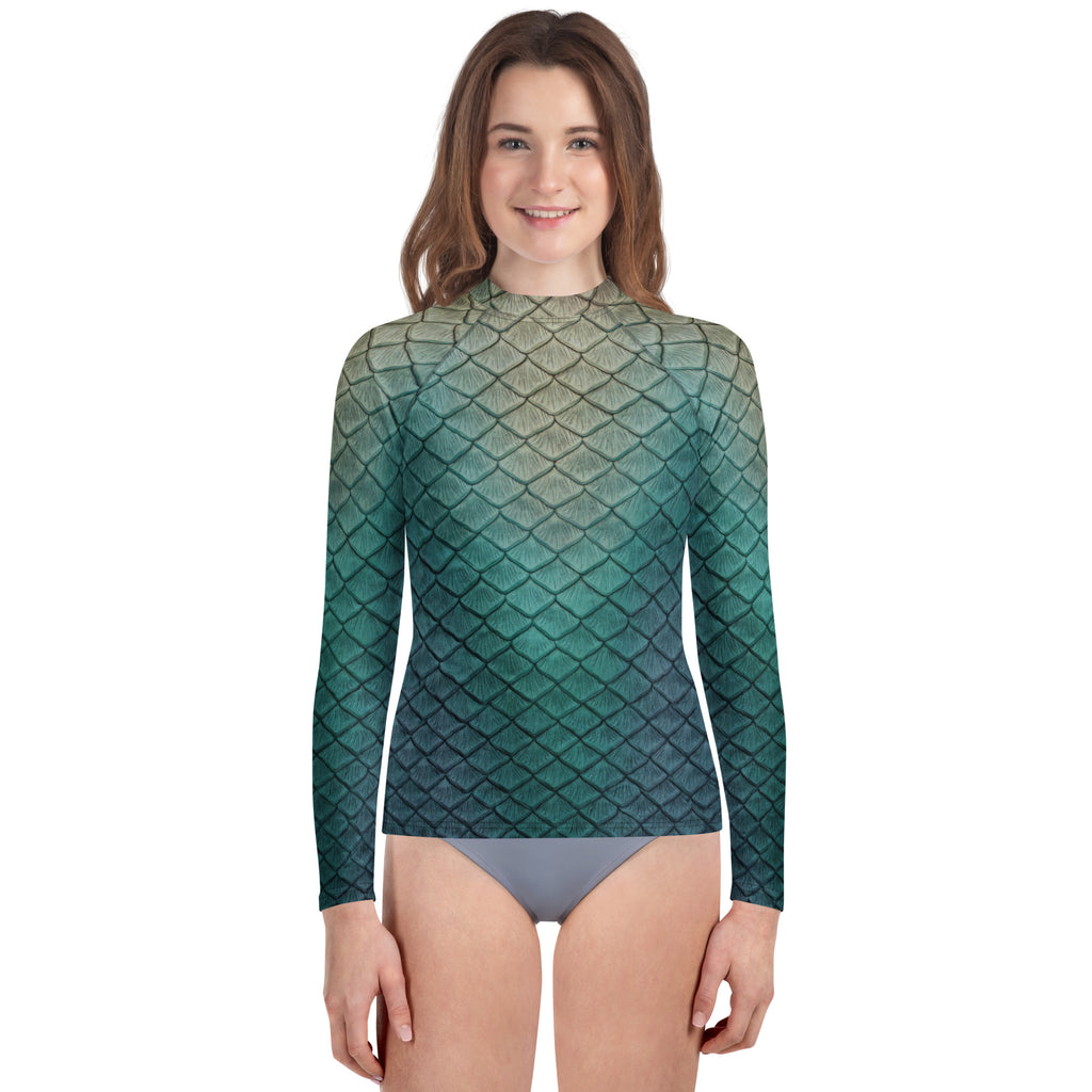 Shipwreck Siren Youth Rash Guard
