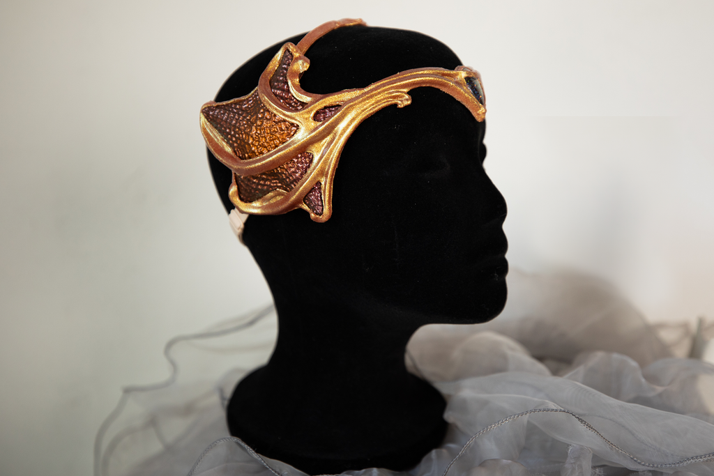 Compass Rose Gilded Sea Star Silicone Crown
