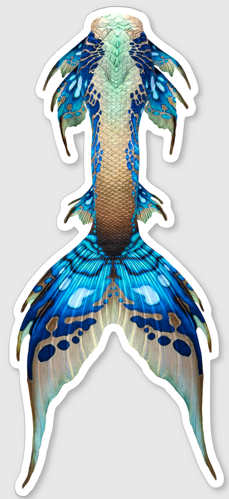 Azul Merbella by Finfolk Signature Tail Sticker