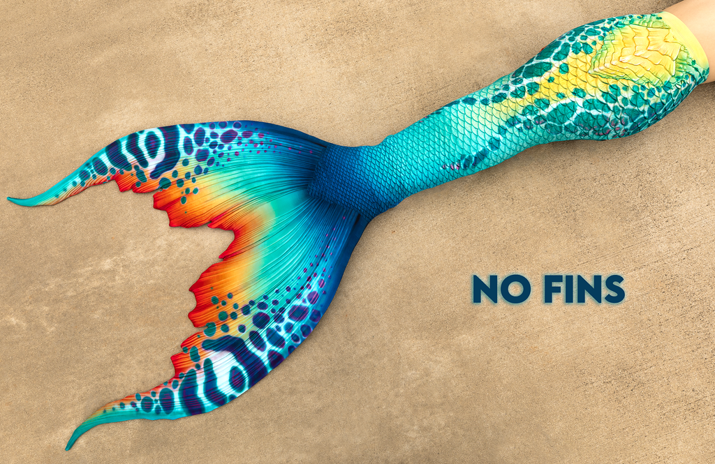 Damsel Merbella by Finfolk Signature Fabric Tail - READY TO SHIP