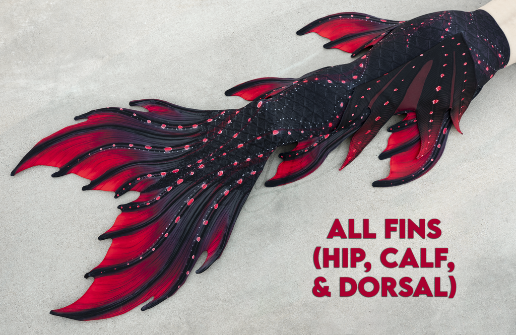 Dark Tide Signature Fabric Tail - READY TO SHIP