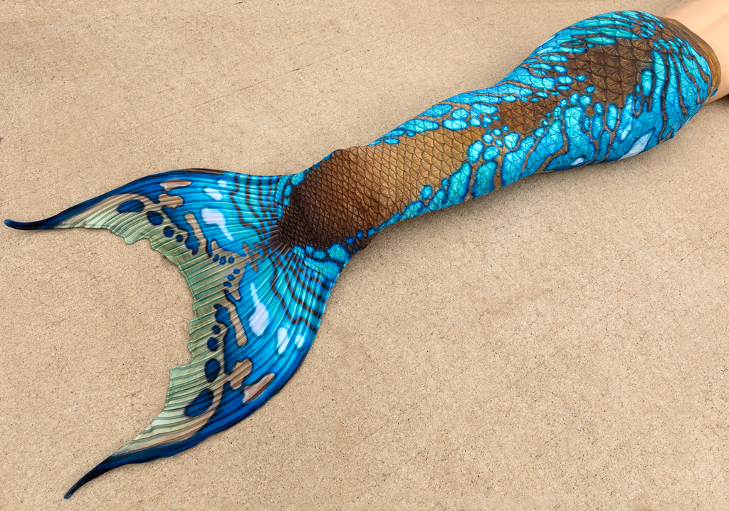 Azul Merbella by Finfolk Discovery Fabric Tail