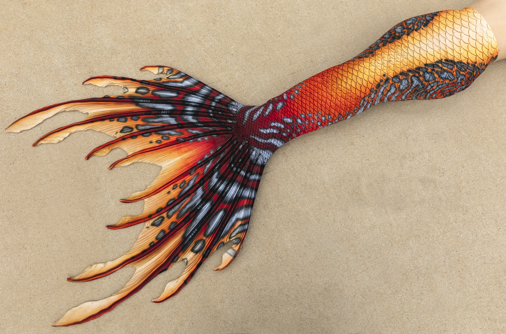 Firestone Merbella by Finfolk Signature Fabric Tail - READY TO SHIP