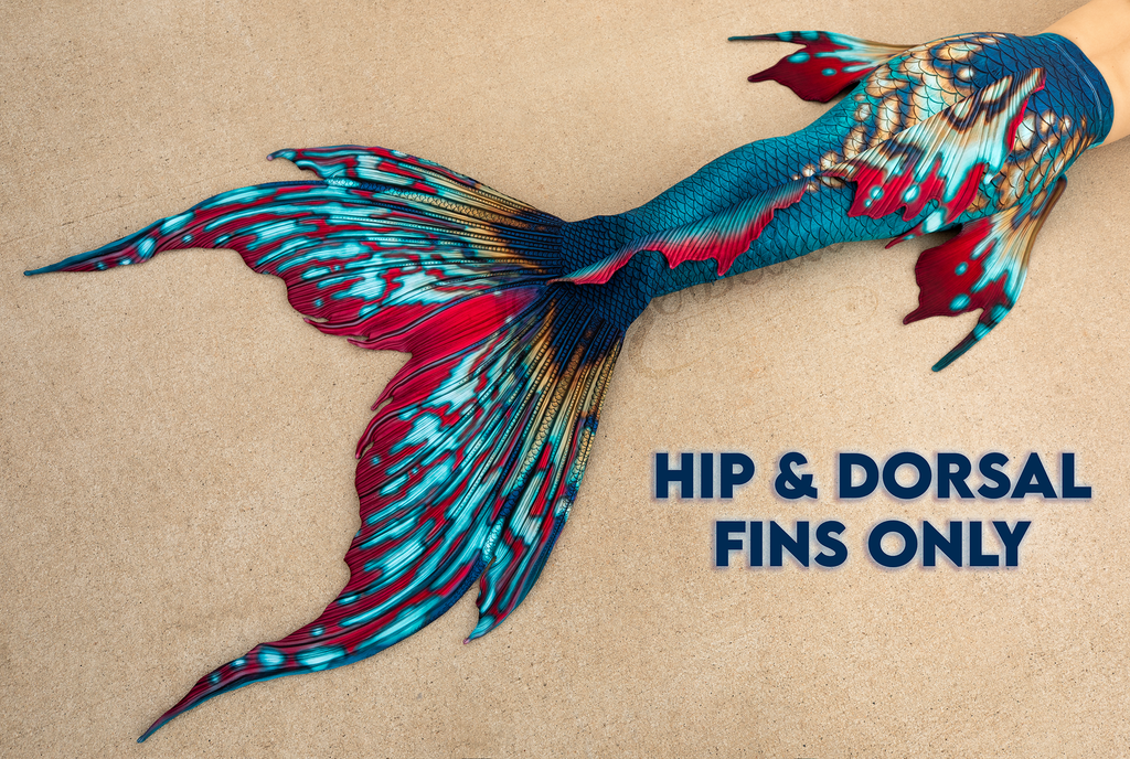 Indigo Merbella by Finfolk Signature Fabric Tail - READY TO SHIP