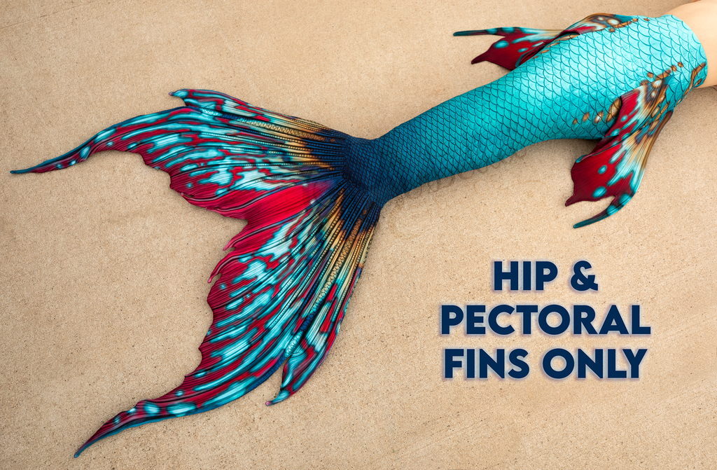 Indigo Merbella by Finfolk Signature Fabric Tail - READY TO SHIP