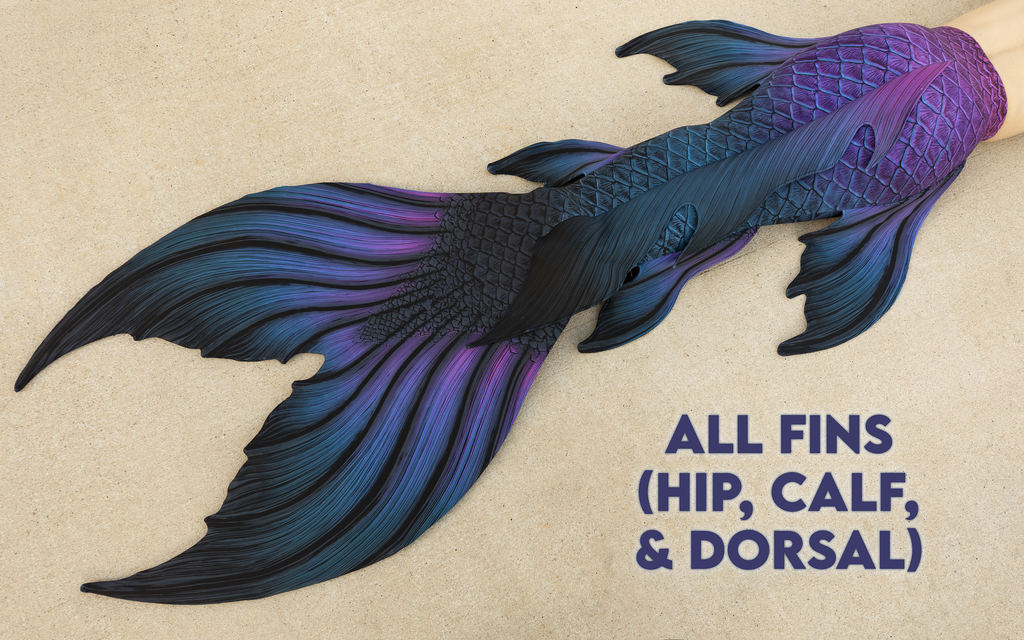 Nightshade Signature Fabric Tail - READY TO SHIP