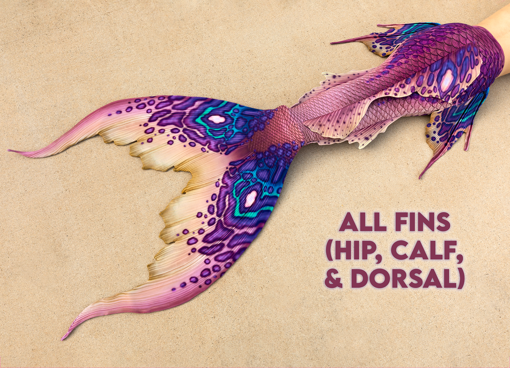 Novaya Merbella by Finfolk Signature Fabric Tail - READY TO SHIP