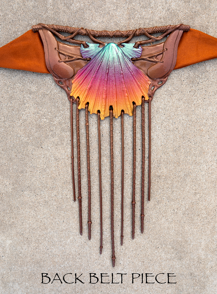 Wind Trader Shell Weaver Silicone Belt - Rainbow Shell