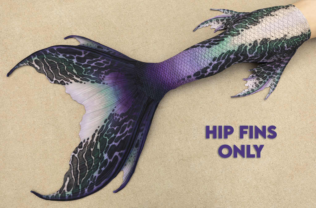 Scylla Merbella by Finfolk Signature Fabric Tail - READY TO SHIP