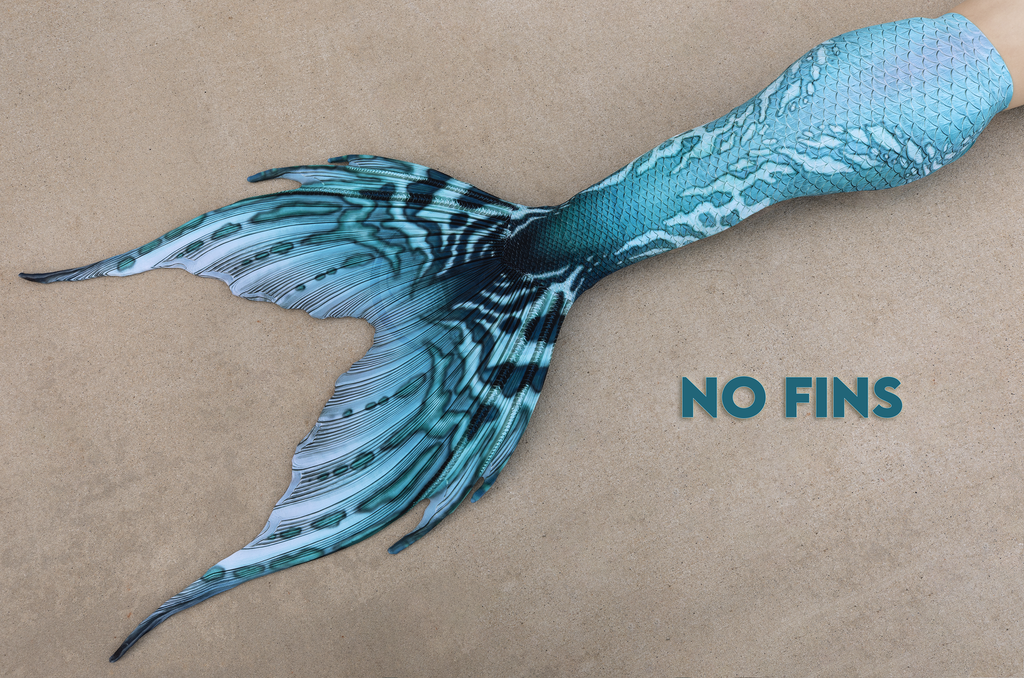 Sea Smoke Merbella by Finfolk Signature Fabric Tail - READY TO SHIP