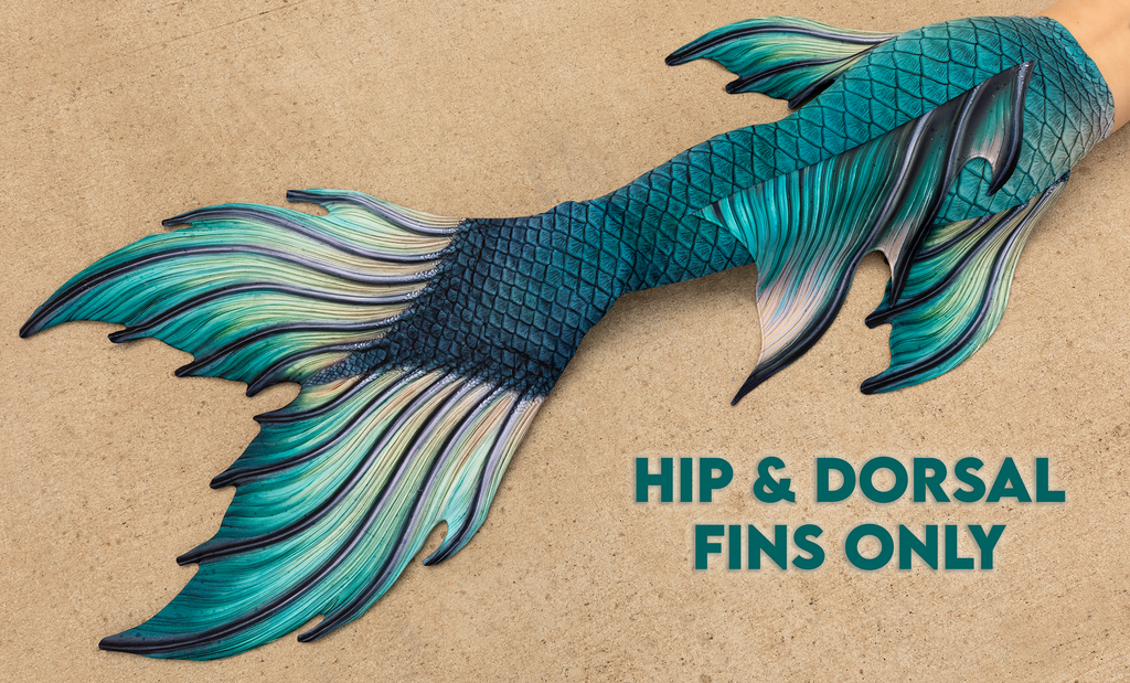 Shipwreck Siren Signature Fabric Tail - READY TO SHIP