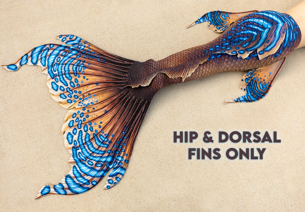 Sun Seeker Merbella by Finfolk Signature Fabric Tail - READY TO SHIP