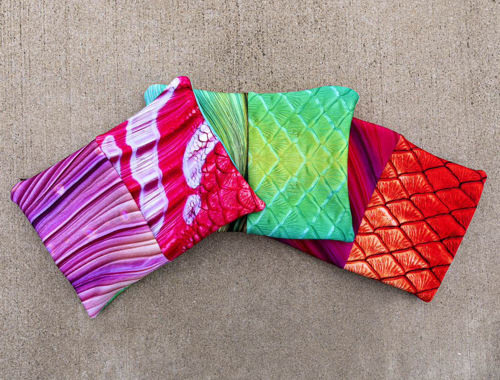 Mystery Tail Print Clutch