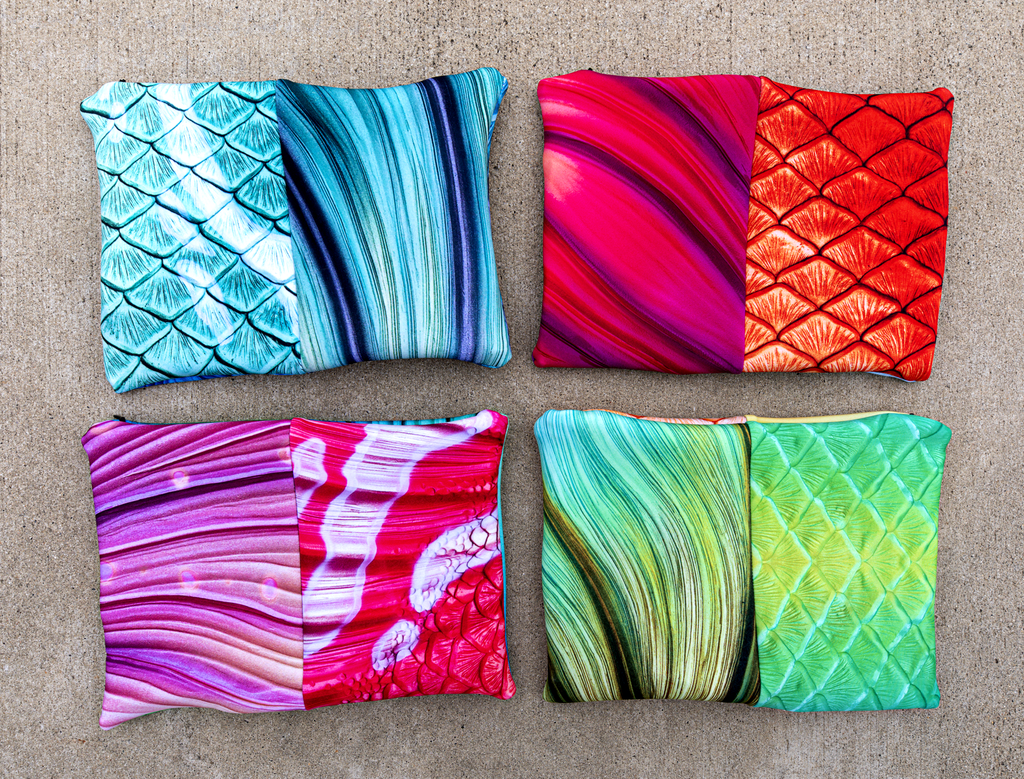 Mystery Tail Print Clutch