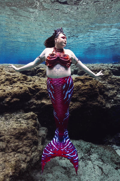 Zaleska Merbella by Finfolk Discovery Fabric Tail READY TO SHIP