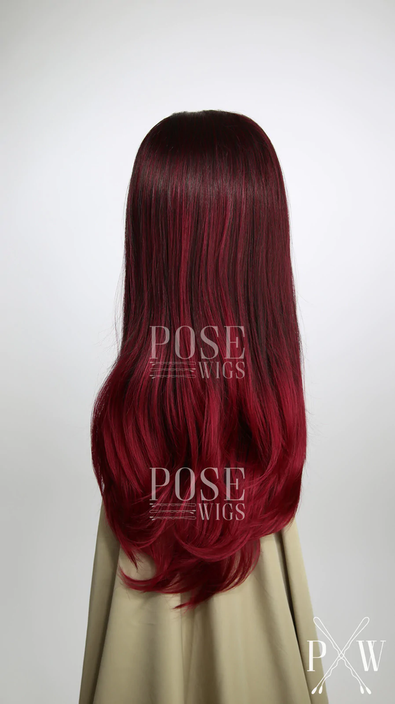 Sky Galaxy Garnet Lace Front Wig