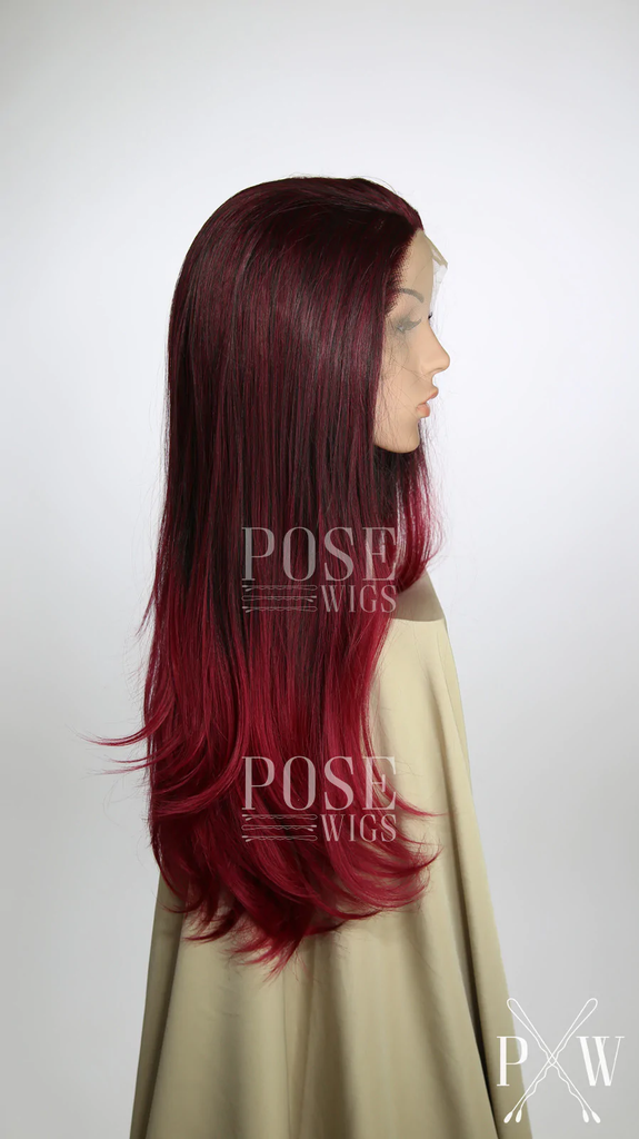 Sky Galaxy Garnet Lace Front Wig