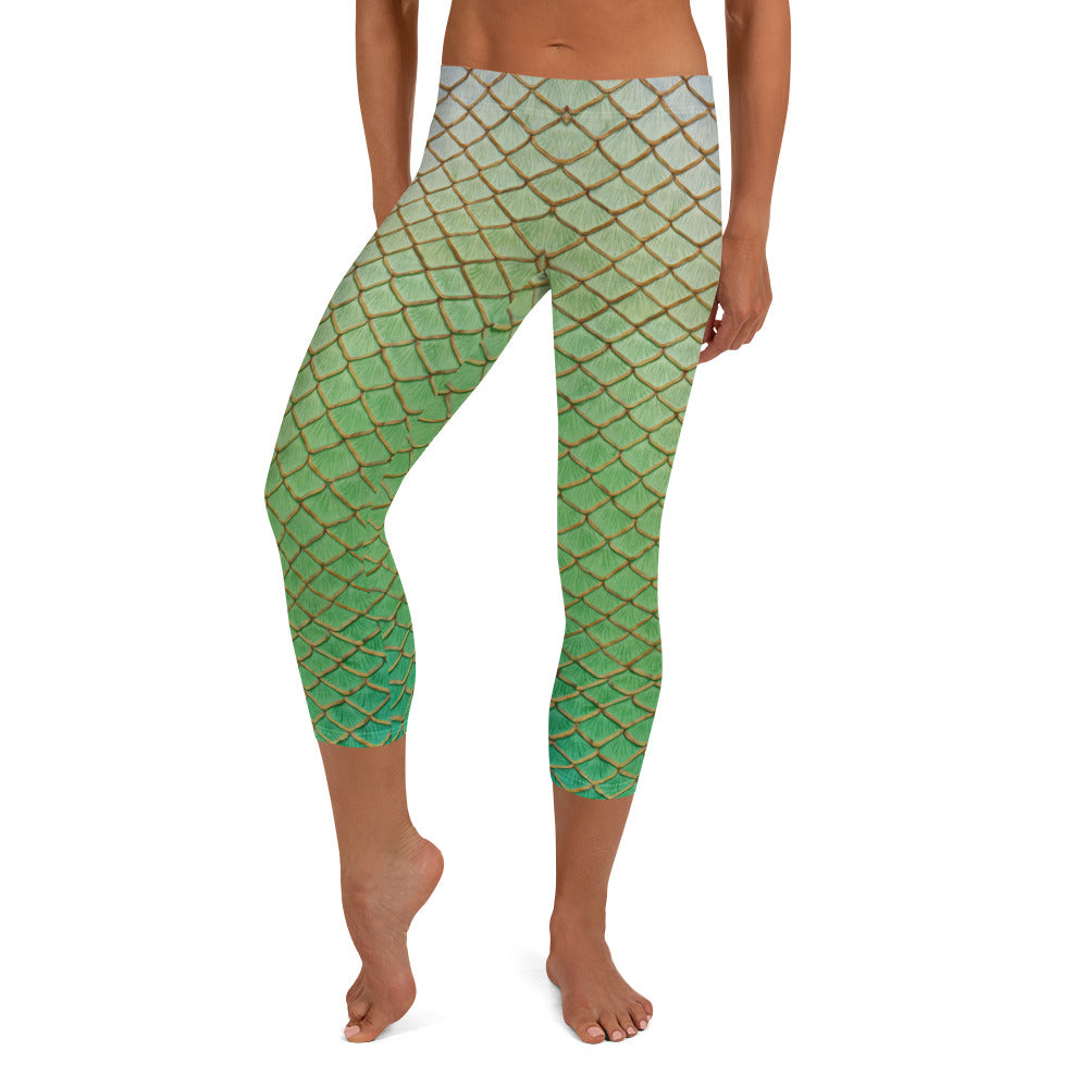 The Luna Moth Capri Leggings
