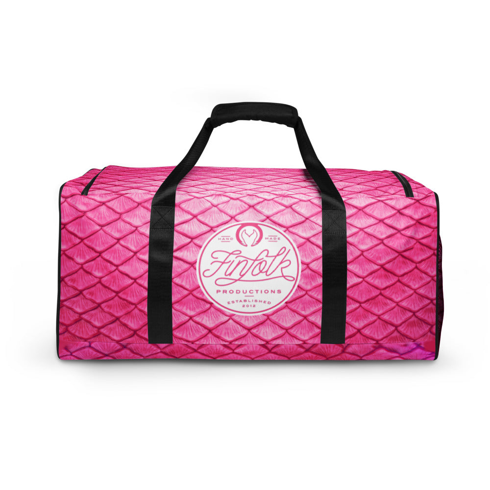 Plumeria Pink Duffle Bag