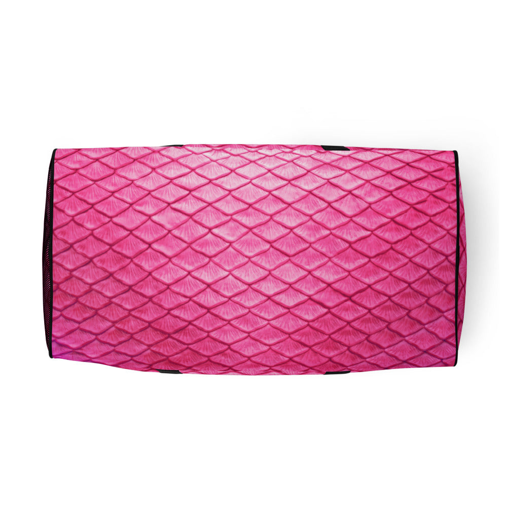Plumeria Pink Duffle Bag
