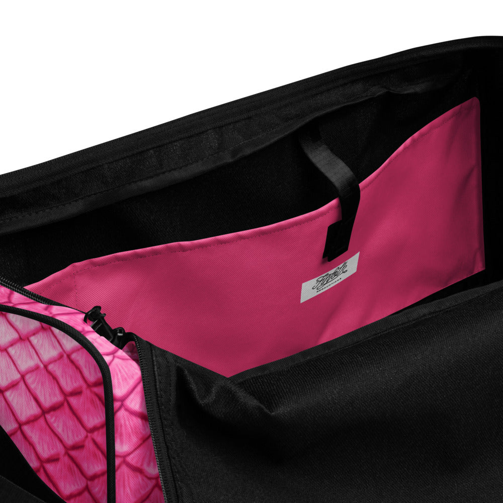 Plumeria Pink Duffle Bag