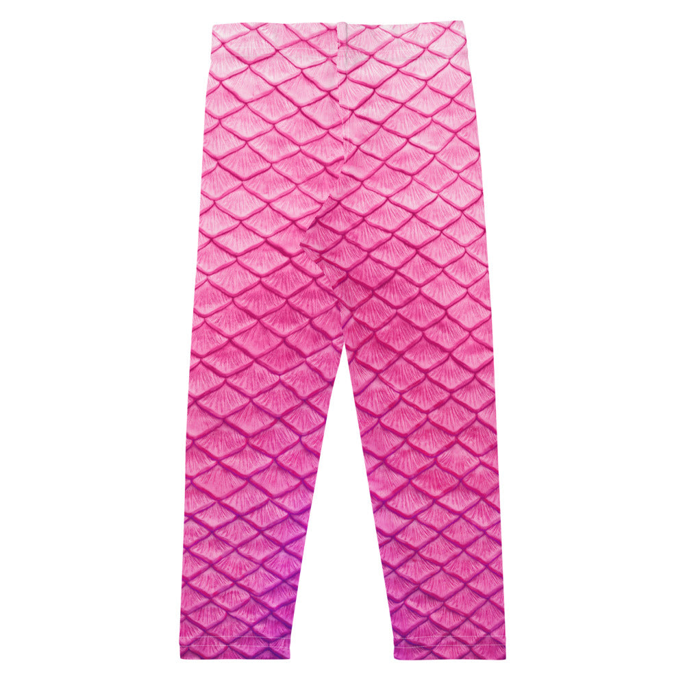 Plumeria Pink Kids Leggings