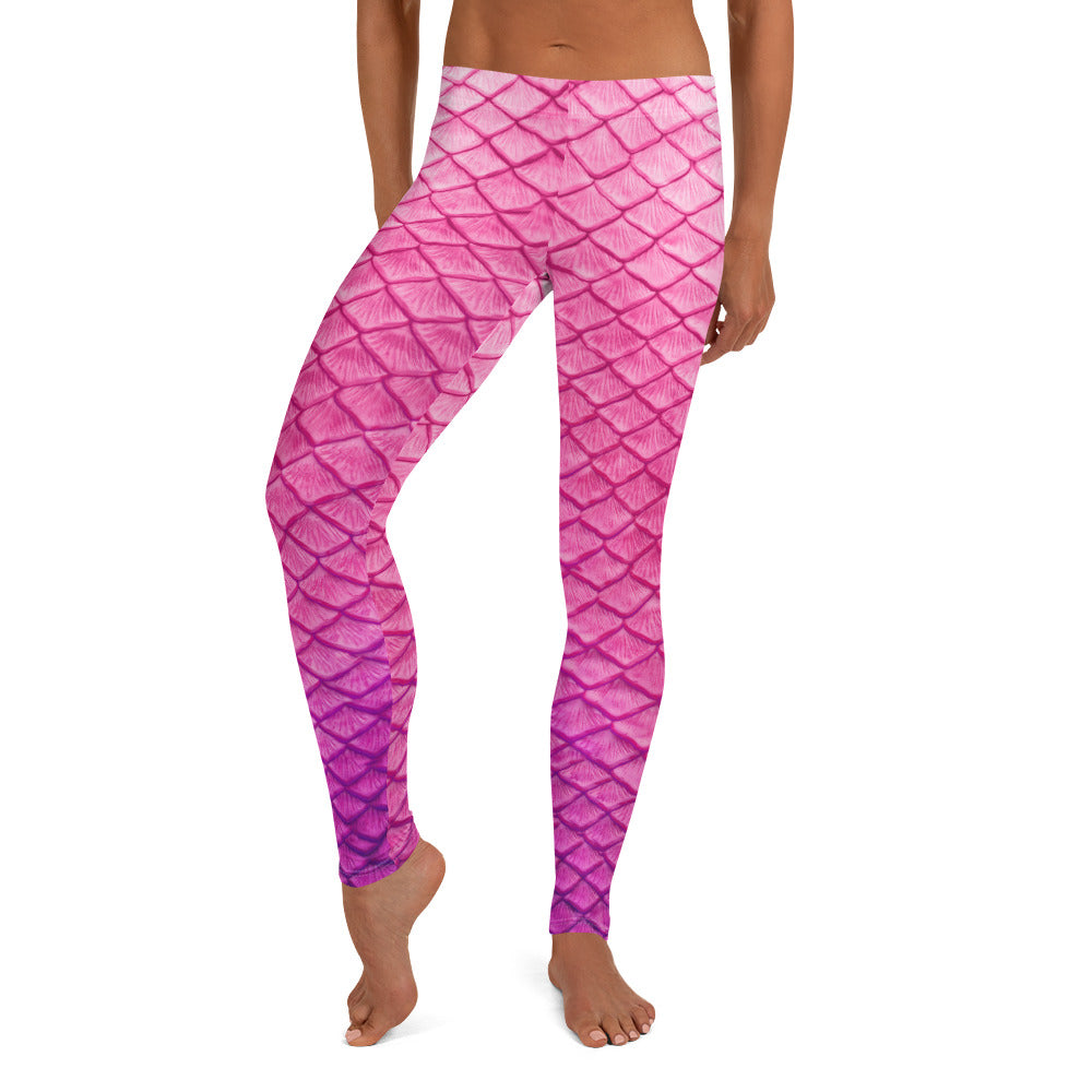 Plumeria Pink Leggings