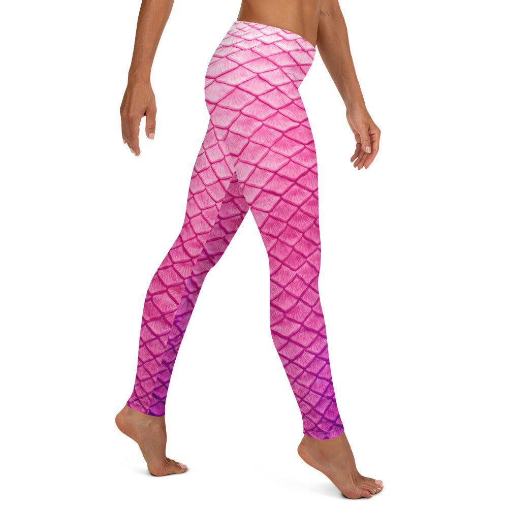 Plumeria Pink Leggings