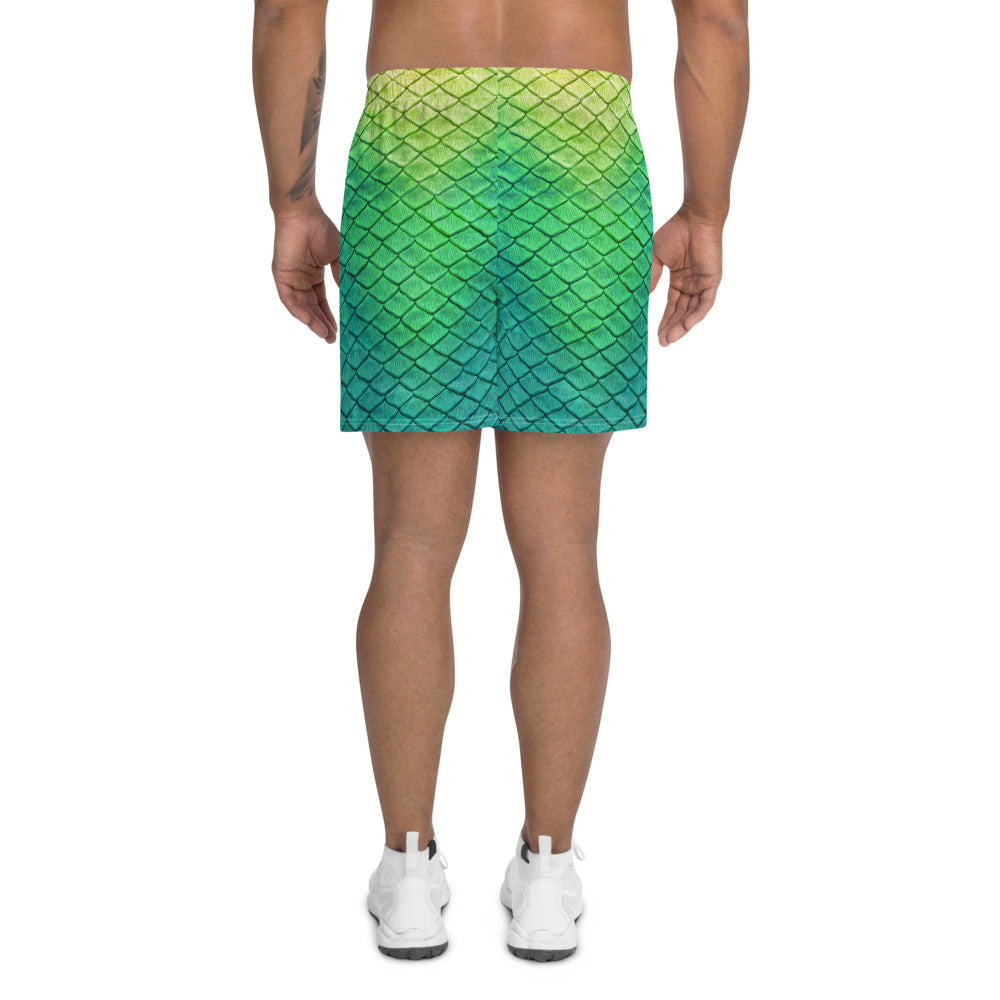 Shoal Green Athletic Shorts