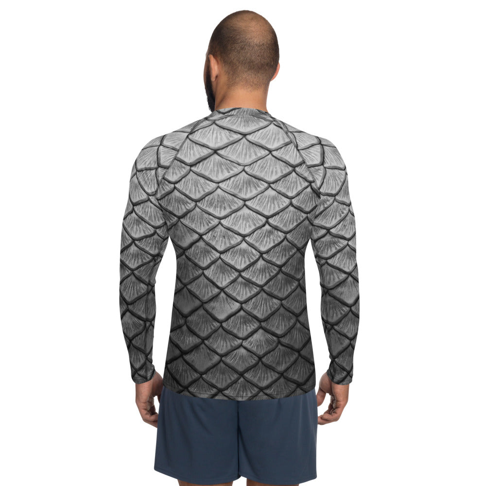 Starcrossed Silver Relaxed Fit Rash Guard